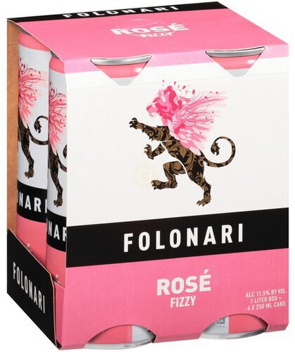 Folonari Fizzy Rose Abv250ml 4 Pack