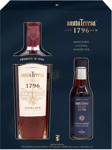 Santa Teresa 1796 Solera Rum Giftset With Bitters