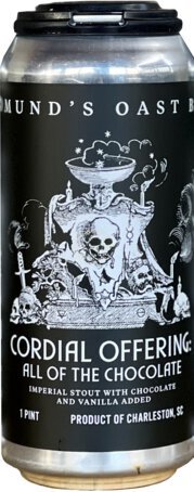 Edmunds Oast Cordial Offering Chocolate Macaroon Cans