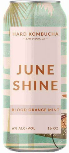 Juneshine Blood Orange Mint Hard Kombucha