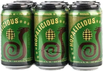 Ale Asylum Hopalicous 6 Pack Can