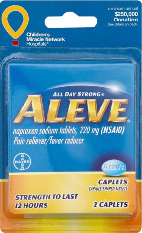Aleve Pain Reliever 2 Caplets