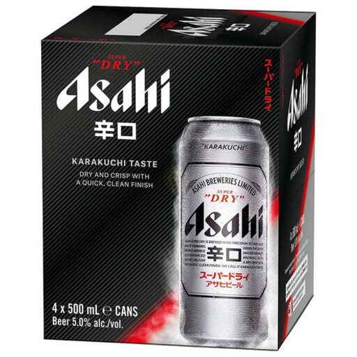 Asahi Super Dry Japan Beer 500ML - Garfield's Beverage Warehouse