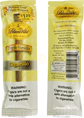 Blunt Ville Cigarillos Triple Vanilla