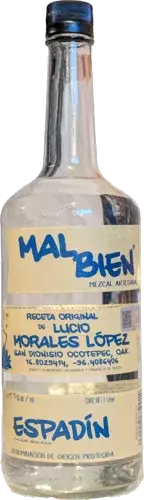 Mal Bien Mezcal Artesanal Espadin De Lucio Morales Lopez