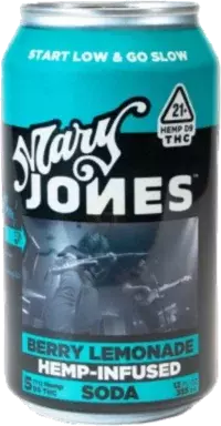 Mary Jones Berry Lemonade Hemp Soda 10mg Thc Single