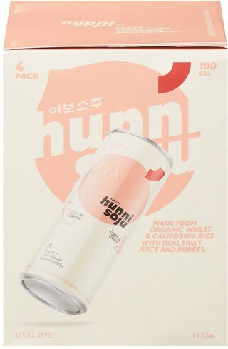 Yobo Hunni Sparkling Soju Rtd Peach Chillli Pepper