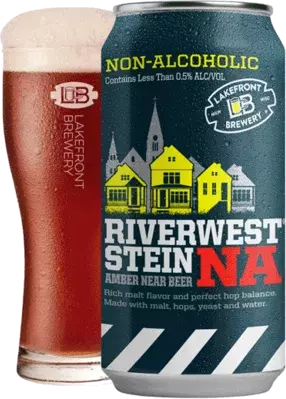 Lakefront Brewing Riverwest Amber Non Alcholic 6pc