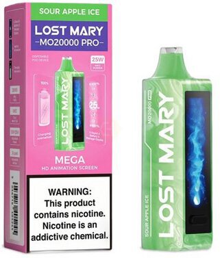Lost Mary Pro Disp Sour Apple Ice 20k