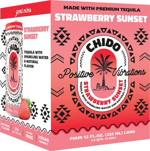 Chido Strawberry Sunset Spkling Tequiila