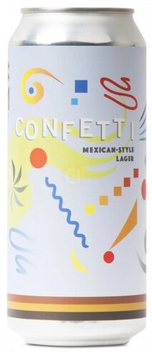 Rare Form Confetti Mexican Style Can