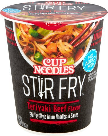 Cup Noodles Stir Fry Teriyaki Beef Flavor