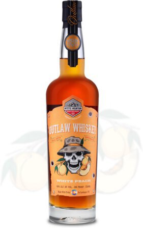 Mystic Mountain Outlaw White Peach Whiskey
