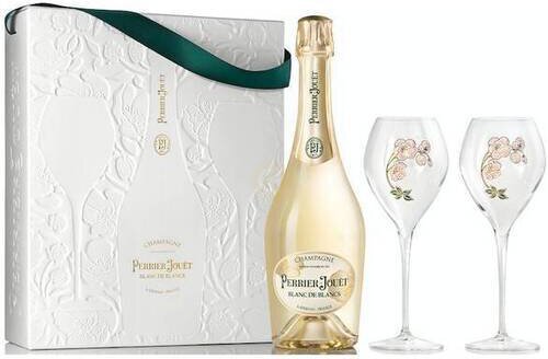 Perrier Jouet Blanc De Blancs Two Flute Gift Set (750 mL)