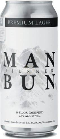 Amory's Tomb Brewing Man Bun Pilsner
