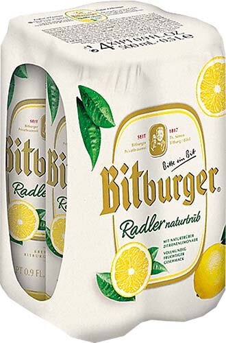 Bitburger Radler Lemon Cans