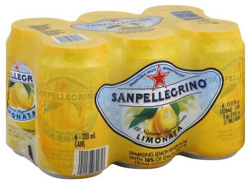 San Pellegrino Limonata Lemon Can