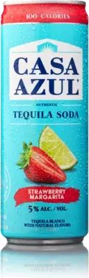 Casa Azul Authentic Tequila Soda Strawberry Margarita