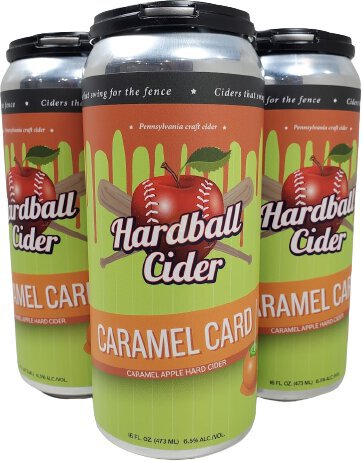 Hardball Cider Caramel Card Caramel Apple Hard Cider