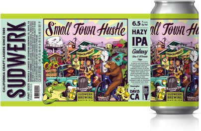Sudwerks Small Town Hustle Hazy IPA 4 Pack Cans