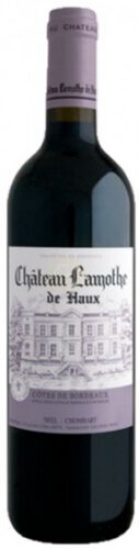 Chateau Lamothe De Haux Cadillac Cotes De Bordeaux Rouge Bordeaux France