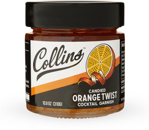 Collins Candied Orange Slices Cocktail Garnish
