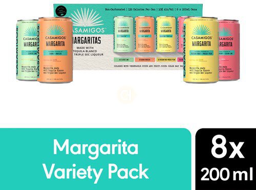 Casamigos Margarita Cocktail Variety pack (8 x 200 ml)