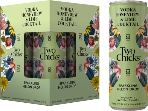 Two Chicks Cocktails Honeydew Melon Drop