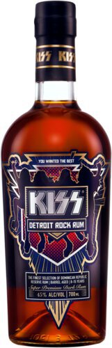 Kiss 15 Years Old Detroit Super Premium Dark Rock Rum