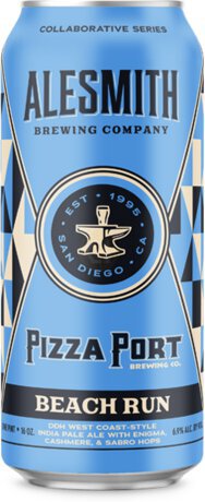 Alesmith & Pizza Port Beach Run Ddh West Coast Style IPA Packcan