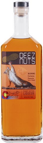 Jl Distilling Deez Nuts Peanut Butter Whiskey Single Glass