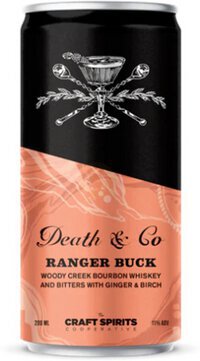 Death and Co Ranger Buck Whiskey Cocktail Can