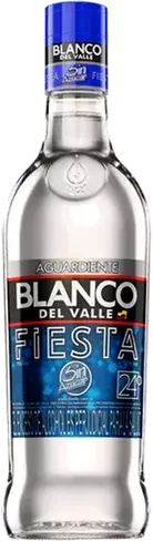 Aguardiente Blanco Del Valle Fiesta Sin Azucar 24pf