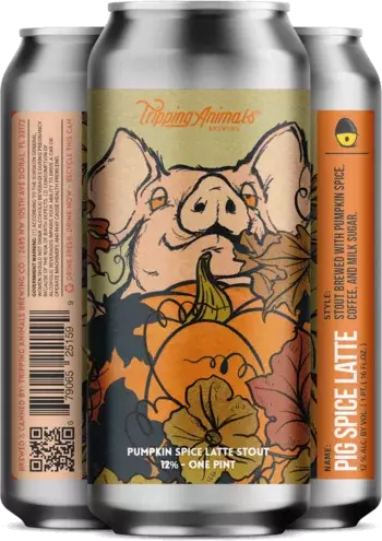 Tripping Animals Pig Spice Pumpkin Spice Latte Stout 16o