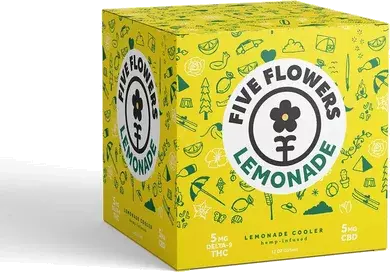 Five Flowers Lemonade Cooler Thc Cbd 5mg C