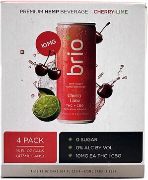 16ozcan Brio Zero Sugar Hemp Cherry Lime Thc Cbn