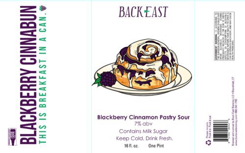BACK EAST BLACKBERRY CINNAMON PASTRY SOUR 4PK CANS