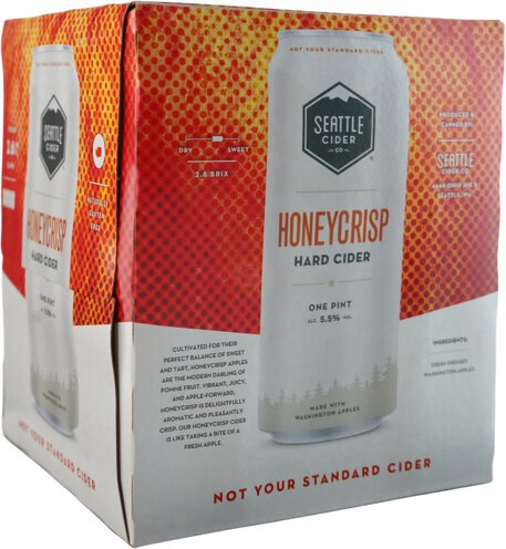 Seattle Cider Honey Crisp 4 Pack Can