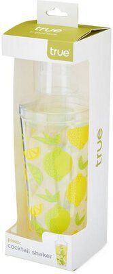 Citrus Patterned Plastic Cocktail Shaker By True