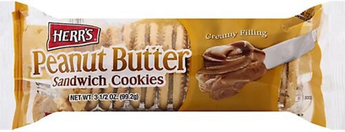 Herrs Peanut Butter Sandwich Cookies