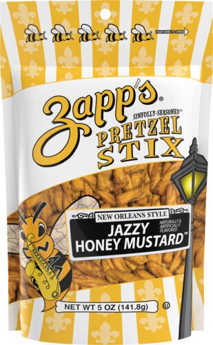 UTZ ZPS JAZZY MUSTARD PRETZELS