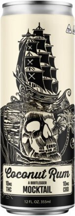 Bootlegger Coconut Rum Mocktail 10mg Thc