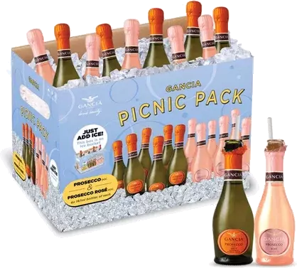 Gancia Picnic Pack Prosecco Prosecco Rose