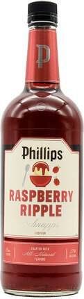 Phillips Raspberry Ripple Schnapps Liter