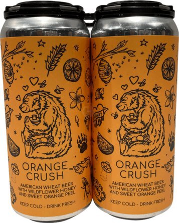 Hidden Springs Orange Crush 4 Pack Cans