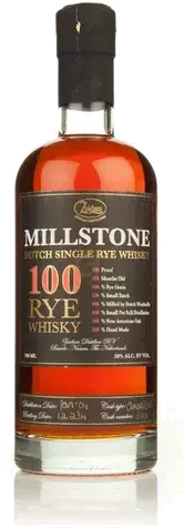 Millstone Dutch Single Rye Whisky 100 Dnr
