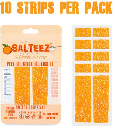 Salteez Beer Salt Strips Sweet & Sour Peach Salt