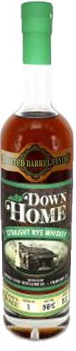 Down Home Toasted Barrel Finish Rye 112 Proof Batch