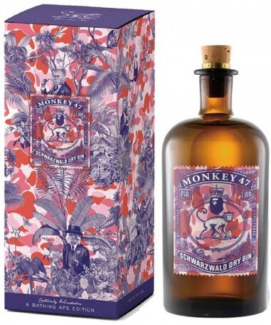 Black Forest Distillery Monkey Schwarzwald Dry Gin Bathing Ape Limited Edition Germany