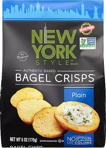 New York Style Plain Bagel Crisps